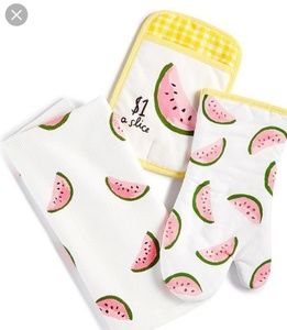 Kate spade 3 piece kitchen set "Watermelon "